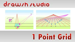 1 Point Perspective Grid