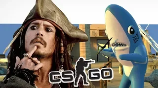 ПИРАТЫ И АКУЛА 🦈 CS:GO Тролль Прятки (КС ГО Маньяк)