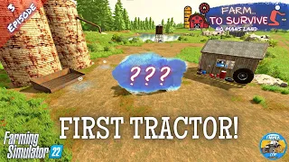 FIRST TRACTOR! - No Mans Land - Episode 3 - Farming Simulator 22