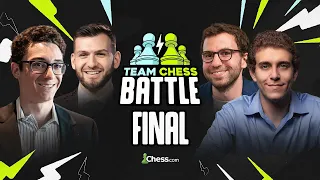 TEAM CHESS BATTLE FINAL: Fabiano/Cristian v. Naroditsky/Hess! Podcasters Collide vs. Commentators!