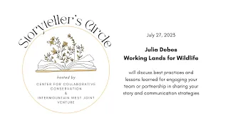 2023-7-27 Storytellers Circle - Julia Debes