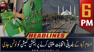 ARY News Prime Time Headlines | 6 PM | 28th December 2022