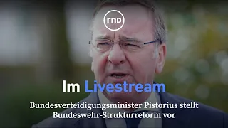 Bundesverteidigungsminister Pistorius stellt Bundeswehr-Strukturreform vor