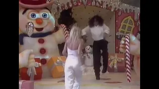 Xuxa meneghel  e robby draco rosa  especial de Natal  rede globo 1989.