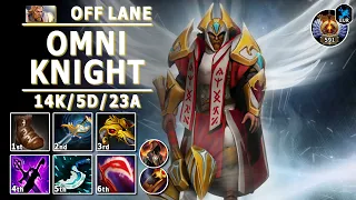 Omniknight Off Lane | 7.31d | Pos 3 Omni Play | Dota 2 Immortal Gameplay