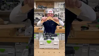 Joinery with the domino 500 trim stop #woodwork #woodworking #maker #wood #festool #joinery