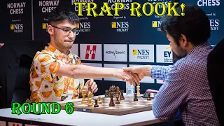 ROOK TRAP!! Alireza Firouzja vs Hikaru Nakamura || Norway Chess 2023 - R6