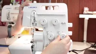 Serger 101 Threading the Juki MO 654de Machine for Roll Hemming by CKC Patterns