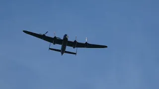 Lancaster Flyby on May 4 (Remembrance of the Dead) in the Netherlands