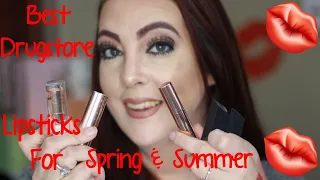 Best DRUGSTORE Lipsticks For Spring & Summer #drugstorelipstick #lipsticktrends2019 #springliptrends