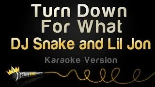 DJ Snake and Lil Jon - Turn Down For What (Karaoke Version)