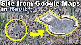 Revit Site from Google Maps Tutorial
