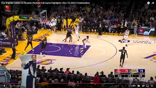 FlightReacts To Los Angeles Lakers vs Houston Rockets Full Game Highlights | Nov 19, 2023 !