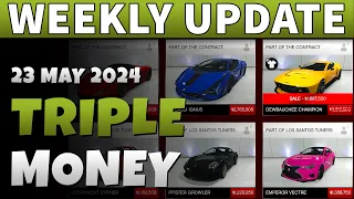 GTA 5 TRIPLE MONEY THIS WEEK | GTA Online Weekly Update (-30% Eclipse Garage)