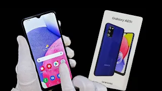 Samsung Galaxy A03s (Blue) 2022 Unboxing - ASMR