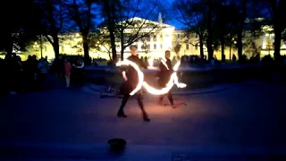 Фаер шоу Санкт Петербург! огненное шоу на Дворцовой!!Красивое зрелище!!Fire sgow!!