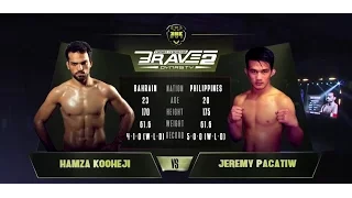 Brave 2 Free Fight  Hamza Kooheji vs Jeremy Pacatiw