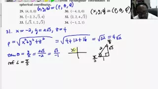11 7 Rectangular to Spherical Coordinates Conversion