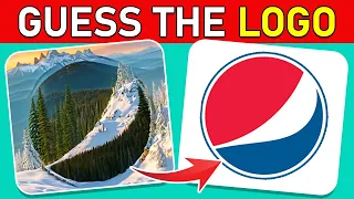 Guess the Hidden LOGO by ILLUSION ✅🍟🍔 Easy, Medium, Hard levels | Logo Quiz 2024
