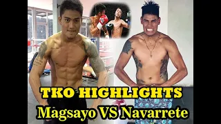 Magsayo vs Navarrete knockouts HIGHLIGHTS