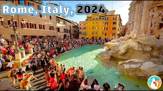 Rome Italy, The Rome of Italy is overcrowded. Rome walking tour May 2024