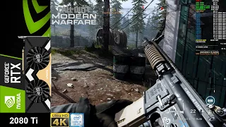 Call Of Duty Modern Warfare Beta 4K Maximum Settings | RTX 2080 Ti | i9 9900K 5GHz