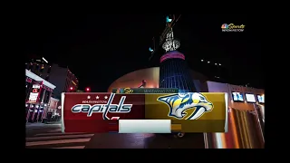 NBC Sports Washington intro to Washington Capitals @ Nashville Predators game