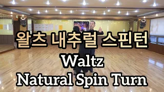 왈츠 내추럴 스핀턴 방법 3가지 - Waltz Natural Spin Turn(under turn, normal turn, over turn) 배우기