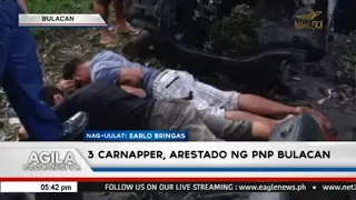 3 carnapper, arestado sa ikinasang operasyon ng pulisya sa Angat, Bulacan