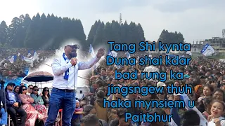 Yn leh aiu u Prah sha Delhi | Phi ong ba hap ai jaitkpa lut Sngap kumno u  Bah Ardent Basaiawmoit