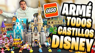 ARMÉ TODOS LOS CASTILLOS DISNEY DE LEGO  !! (MEGA CONCURSO) / Memo Aponte