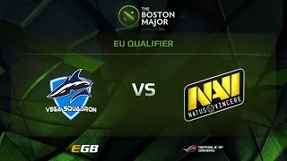 Vega Squadron vs Natus Vincere, Boston Major EU Qualifiers