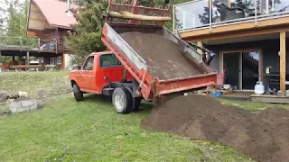 Testing out the new F350 Dump truck