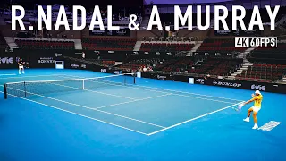 Rafael Nadal & Andy Murray Intense Practice 2024