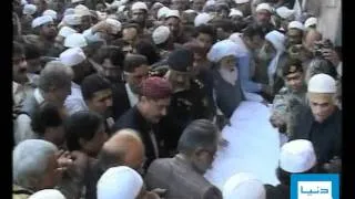 Dunya TV-12-01-12-PEER PAGARA FUNERAL