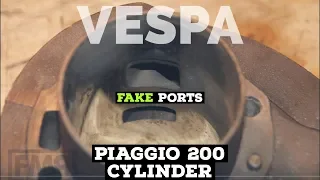 vespa px 200 cylinder /  fake transfer ports vs REAL ports / FMPguides