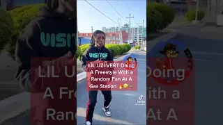 LIL UZI VERT FREESTYLES WITH A FAN AT A GAS STATION