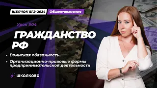 ЩЕЛЧОК| Гражданство РФ| Воинская обязанность| ОПФ предпринимательской деятельности