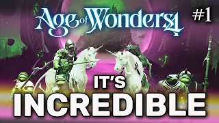 Age of Wonders 4 - The INCREDIBLE Mandalorian Toads! | AoW4 Let's Play - Episode 1