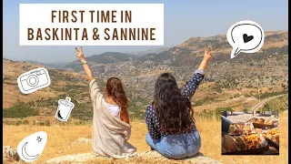 First time in Baskinta and Sannine, road trip to the mountains
