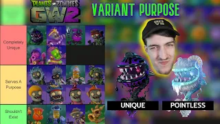 Garden Warfare 2 USELESS VARIANTS Tier List