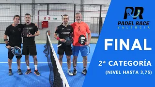 Final XV Torneo Valencia Padel Race 2ª Categoría (hasta 3,75) - 29/10/2023