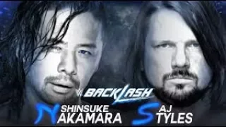 WWE || Backlash 2018 || AJ STYLES VS NAKAMURA || WWE CHAMPIONSHIP ||