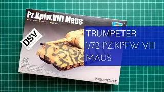 Trumpeter 1/72 Pz.Kpfw.VIII Maus (07446) Review