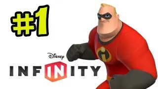Disney Infinity Walkthrough Part 1 - The Incredibles (PS3,Xbox 360,Wii U Gamplay)