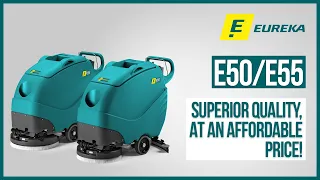 WALK-BEHIND SCRUBBER-DRYERS | Eureka Professional Cleaning Machines E50 & E55