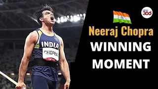 🇮🇳🥇 Winning Moment | Neeraj Chopra wins historic gold for India | #Tokyo2020 Highlights