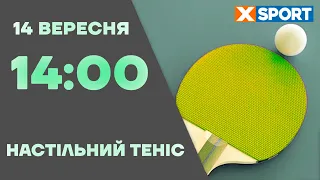 Настільний теніс. Командний чемпіонат Європи. 1/8 фіналу. Пряма трансляція 14.09.2023