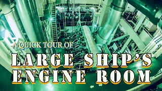 A Tour of Large Oil tanker Ship Engine room #Engineroomtour