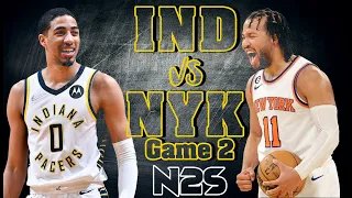 🛑PLAYOFFS - SEMIFINALS - PACERS vs KNICKS - GAME 2 - NBA 2K24